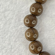 Natural Six Way Wooden Beads Bracelet 六道木手链 10.90g 17cm 10.7mm 19 Beads - Huangs Jadeite and Jewelry Pte Ltd