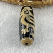 Natural Powerful Tibetan Old Oily Agate Rooster Dzi Bead Heavenly Master (Tian Zhu) 公鸡天珠 9.16g 38.4 by 12.5mm - Huangs Jadeite and Jewelry Pte Ltd