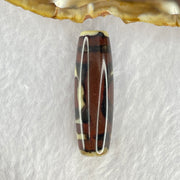 Natural Powerful Tibetan Old Oily Agate Sky Door Serenity 1 Eye Dzi Bead Heavenly Master (Tian Zhu) 一眼天诛 8.45g 37.6 by 12.0mm - Huangs Jadeite and Jewelry Pte Ltd