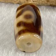 Natural Powerful Tibetan Old Oily Agate Patina Guiren Tairen Human Dzi Bead Totem Amulet Heavenly Master (Tian Zhu) 贵人天诛 4.85g 20.0 by 11.8mm - Huangs Jadeite and Jewelry Pte Ltd