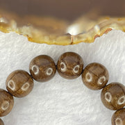 Natural Six Way Wooden Beads Bracelet 六道木手链 10.90g 17cm 10.7mm 19 Beads - Huangs Jadeite and Jewelry Pte Ltd