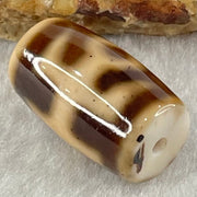 Natural Powerful Tibetan Old Oily Agate Patina Guiren Tairen Human Dzi Bead Totem Amulet Heavenly Master (Tian Zhu) 贵人天诛 4.99g 19.7 by 11.8mm - Huangs Jadeite and Jewelry Pte Ltd