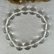 Natural Clear Quartz Beads Bracelet 天然白水晶手链 46.01g 17.5cm 12.9mm 16 Beads - Huangs Jadeite and Jewelry Pte Ltd