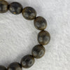 Natural Old Wild Malaysia Agarwood Oval Beads Bracelet (Sinking Type) 天然老野生马来西亚沉香手链 19.18g 18cm 12.7mm 15 Beads - Huangs Jadeite and Jewelry Pte Ltd