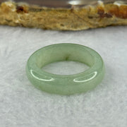 Type A Green Jadeite Ring 4.12g 6.0 by 3.7mm US7.25 HK16 - Huangs Jadeite and Jewelry Pte Ltd