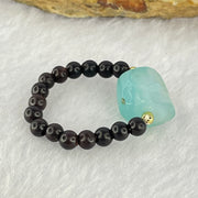 Natural Skull Agate Ring 3.20g 13.4 by 12.2 by 10.6mm, 4.3 by 16mm (Elastic) - Huangs Jadeite and Jewelry Pte Ltd