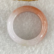 Type A Reddish Brown and Light Lavender Jadeite Ring 4.37g 6.8 by 4.0mm US7.4 HK16.2 (Very Slight Internal Line) - Huangs Jadeite and Jewelry Pte Ltd