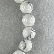 Natural Magnesite Calcite Beads Bracelet 30.38g 16cm 10.1mm 20Beads - Huangs Jadeite and Jewelry Pte Ltd