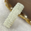Type A Faint Lavender Jadeite Dragon Pillar Pendant 17.65g Height 42.5mm Width 13.5mm - Huangs Jadeite and Jewelry Pte Ltd