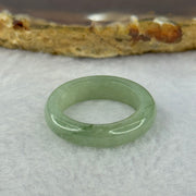 Type A Green Jadeite Ring 3.49g 5.5 by 3.8mm US7.25 HK15.5 (Internal Line) - Huangs Jadeite and Jewelry Pte Ltd