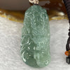 Type A Semi Icy Dragon Pendant 32.45g 56.6 by 28.0 by 12.4mm - Huangs Jadeite and Jewelry Pte Ltd