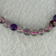 Natural Super 7 Beads Bracelet 9.67g 15.5cm 6.3mm 30 Beads - Huangs Jadeite and Jewelry Pte Ltd