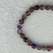 Good Grade Natural Super 7 Crystal Beads Bracelet 天然超级七水晶珠手链 11.45g 16cm 6.9mm 29 Beads - Huangs Jadeite and Jewelry Pte Ltd