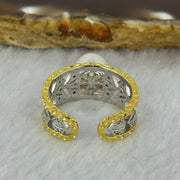 Natural Pearl in Sliver Gold Color Ring (Adjustable Size) 4.76g 8.4mm - Huangs Jadeite and Jewelry Pte Ltd