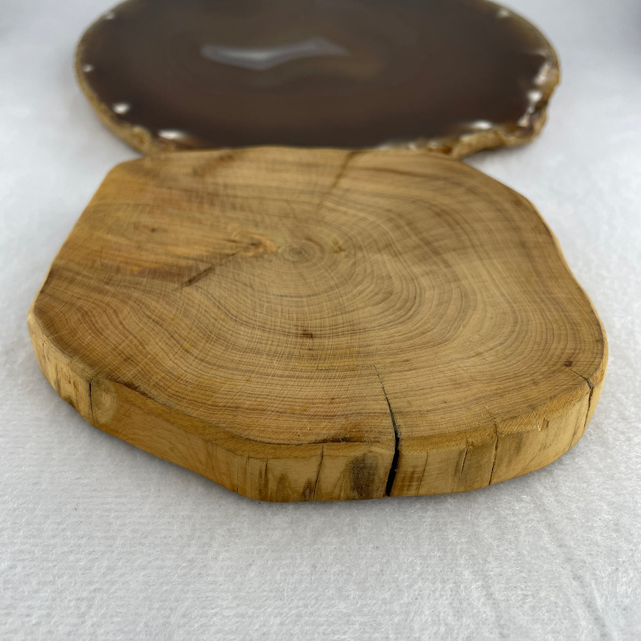 Natural Yabai Wood Block 90.64g 111.8 by 96.2 by 15.4mm