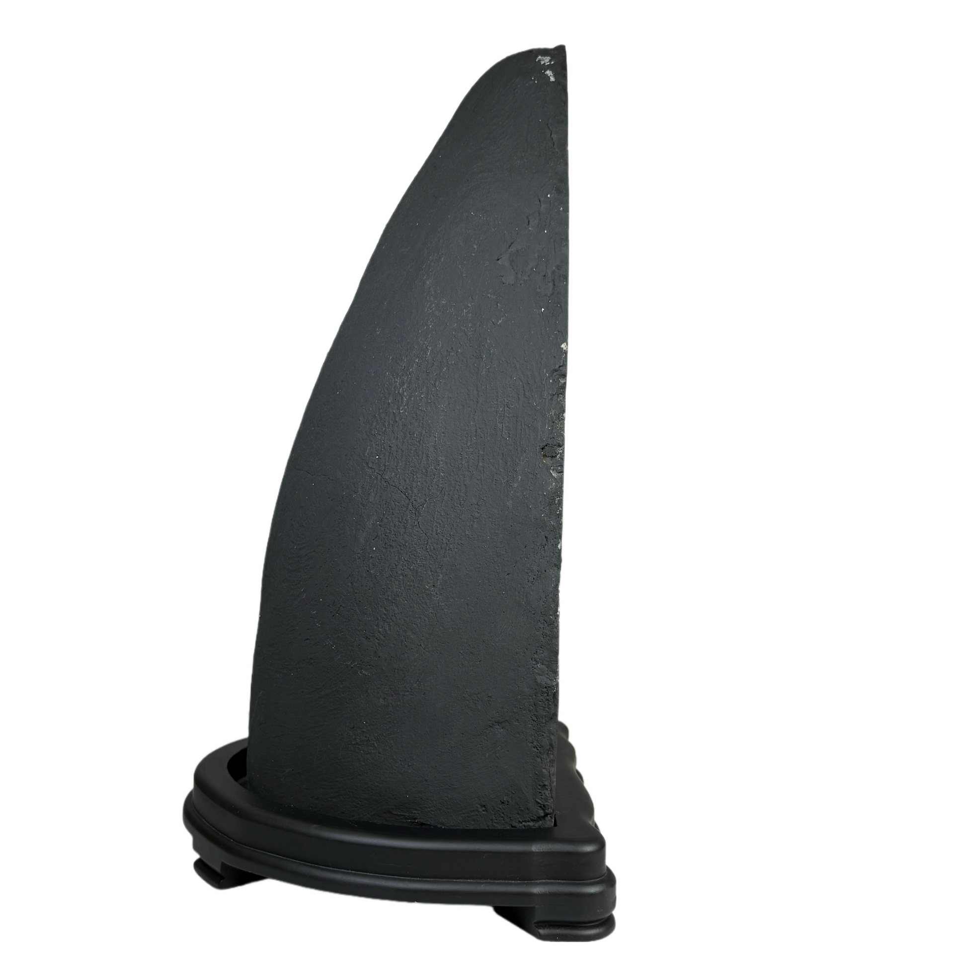 Natural Triangular Shape Amethyst Cave with Wooden Display 20,570.8g 270.0 by 240.0 by 470.0mm - Huangs Jadeite and Jewelry Pte Ltd