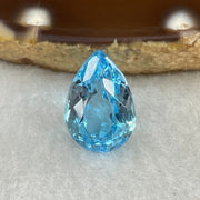 Natural Sky Blue Topaz Teardrop Shape 9.50ct 15.0 by 10.0 by 8.2mm - Huangs Jadeite and Jewelry Pte Ltd