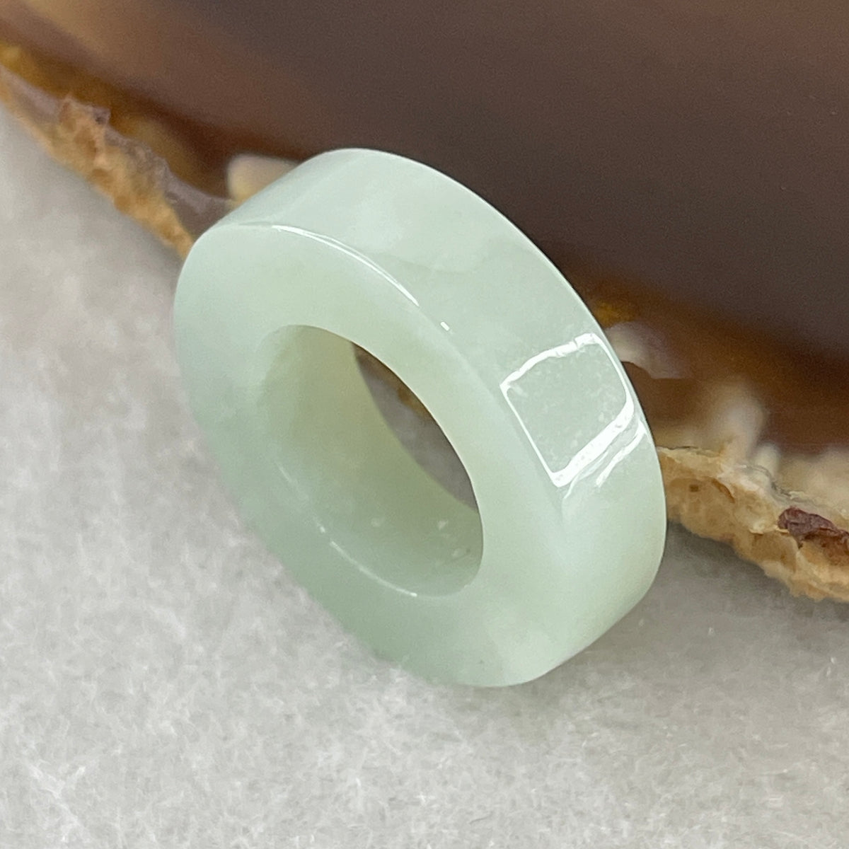 Natural Type A Green Jadeite Mini Round Shape Pendant | Harmony, Peace & Wholeness Talisman (3.49g | 19.7 x 5.3mm) - Huangs Jadeite and Jewelry Pte Ltd