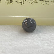 Type A Grey Wuji Jadeite Beads for Bracelet/Necklace/Earring/Ring 1.68g 9.9mm - Huangs Jadeite and Jewelry Pte Ltd