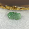 Type A Jelly Blueish Green Jadeite Pixiu Pendent A货蓝绿色翡翠貔貅牌 6.31g by 23.8 by 15.2 by 8.7 mm - Huangs Jadeite and Jewelry Pte Ltd