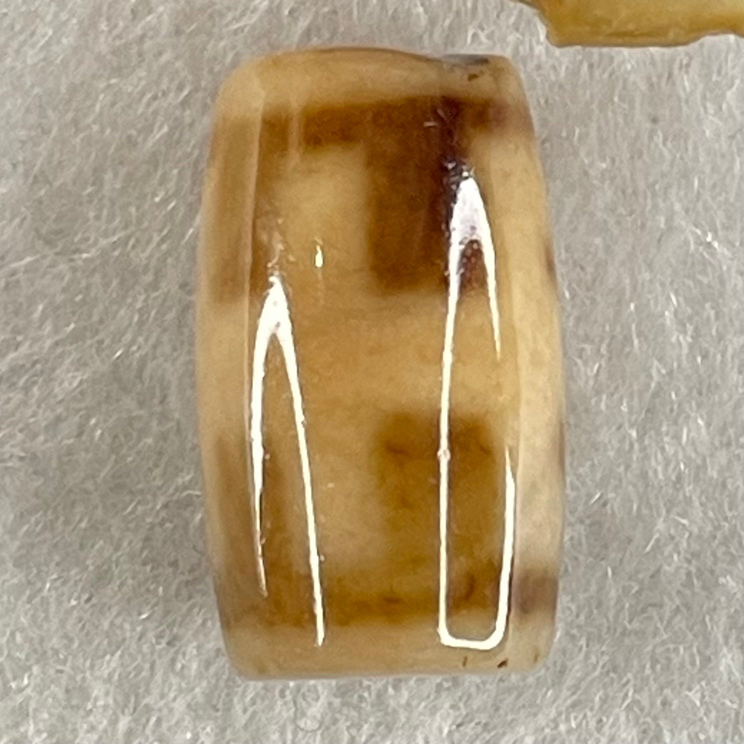 Natural Powerful Tibetan Old Oily Agate Patina Guiren Tairen Human Dzi Bead Totem Amulet Heavenly Master (Tian Zhu) 贵人天诛 4.92g 20.0 by 11.9mm - Huangs Jadeite and Jewelry Pte Ltd