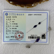 Above Average Natural Super 7 in S925 Sliver Bracelet 3.71g 15.0 by 7.2 by 5.8mm - Huangs Jadeite and Jewelry Pte Ltd