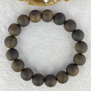 Rare Very Very High End Very Old Wild Vietnam Qi Nan Sinking Type Agarwood Beads Bracelet 罕见非常高端非常古老野生越南奇南沉沉型沉香珠手链 19.19g 19cm 12.8mm 17 Beads - Huangs Jadeite and Jewelry Pte Ltd