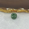 Type A Deep Green Jadeite Bead for Bracelet/Necklace/Earrings/Rings 3.62g 12.8mm - Huangs Jadeite and Jewelry Pte Ltd