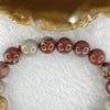 Australian Red Picture Jasper (Noreena Jasper) Bracelet 26.23g 10.3 mm 19 Beads - Huangs Jadeite and Jewelry Pte Ltd