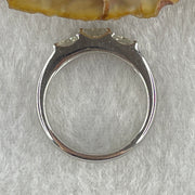 High Grade Natural Diamonds 1.0ct Platinum PT900 Ring Total 7.28g US6 HK13 EU52 Inner Diameter 16.5mm - Huangs Jadeite and Jewelry Pte Ltd