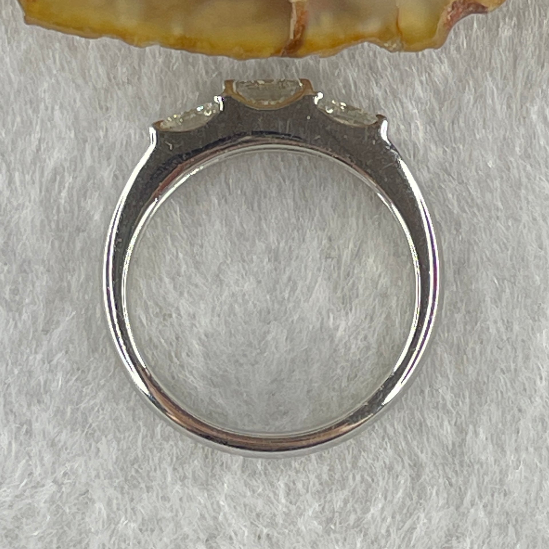 High Grade Natural Diamonds 1.0ct Platinum PT900 Ring Total 7.28g US6 HK13 EU52 Inner Diameter 16.5mm - Huangs Jadeite and Jewelry Pte Ltd