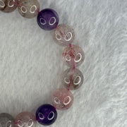 Natural Super 7 Beads Bracelet 32.24g 17.5cm 11.0mm 19 Beads - Huangs Jadeite and Jewelry Pte Ltd