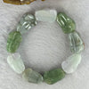 Type A Mixed Color Jadeite Rabbit Bracelet 59.71g 16.5cm 9 Pieces each about 21.9 by 13.4 by 11.2mm - Huangs Jadeite and Jewelry Pte Ltd