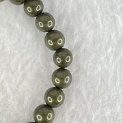 Natural Pyrite Beads Bracelet 天然黄铁矿手链 13.76g 13cm 6.4mm 25 Beads - Huangs Jadeite and Jewelry Pte Ltd