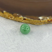 Type A Green Jadeite Bead for Bracelet/Necklace/Earrings/Ring  2.69g 11.8mm - Huangs Jadeite and Jewelry Pte Ltd