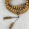 Natural Wild Old India Sandalwood Necklace 印度老山檀 12.40g 6.3mm 108+3 Beads - Huangs Jadeite and Jewelry Pte Ltd