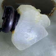 Natural Milky White Quartz Display 460.99g 83.3 by 70.1 by 94.2mm - Huangs Jadeite and Jewelry Pte Ltd