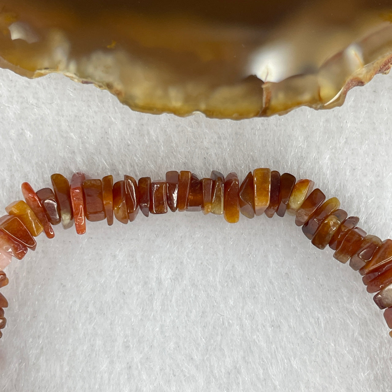 Certified Natural Type A Reddish-Brown Jadeite Irregular Multi-Wrap Bracelet | 121 Sacred Prayer Beads Mala Strand | Authentic Myanmar Feicui Vitality & Root Chakra Protection Talisman (9.58g | 6.0mm | 16cm Wrist Fit)