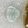 Type A Green Lavender Jadeite Milo Buddha Pendant 5.73g 27.5 by 24.9 by 5.7mm - Huangs Jadeite and Jewelry Pte Ltd