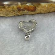 Natural Madagascar Blue Moonstone in S925 Silver Pendant 1.76g 11.2 by 9.5 by 3.5mm - Huangs Jadeite and Jewelry Pte Ltd