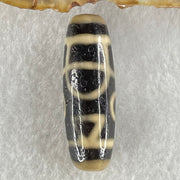 Natural Powerful Tibetan Old Oily Agate Huan Xi Fo Dzi Bead Heavenly Master (Tian Zhu) 歡喜佛天珠 9.93g 38.7 by 12.8mm - Huangs Jadeite and Jewelry Pte Ltd