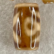 Natural Powerful Tibetan Old Oily Agate Patina Guiren Tairen Human Dzi Bead Totem Amulet Heavenly Master (Tian Zhu) 贵人天诛 4.70g 19.8 by 11.7mm - Huangs Jadeite and Jewelry Pte Ltd