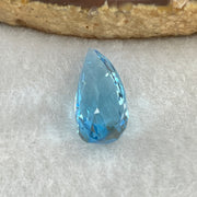Natural Sky Blue Topaz Teardrop Shape 7.82ct 17.1 by 4.3 by 7.2mm - Huangs Jadeite and Jewelry Pte Ltd