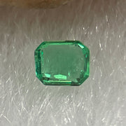 Natural Colombia Vivid Green Emerald (Beryl) Cut-Cornered Rectangular Step cut 0.09ct 3.1 by 2.6 by 1.7mm - Huangs Jadeite and Jewelry Pte Ltd