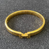 Pre-Love 916 Gold H Bangle (Thick) 25.65g $87/g Brand Chung Hwa Jade & Jewellery Co. - Huangs Jadeite and Jewelry Pte Ltd