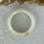 Type A Light Lavender Green with Brownish Red Patches Jadeite Ring 10.30g 12.8 by 4.2mm US10.75 HK24.25 (Slight Rough) - Huangs Jadeite and Jewelry Pte Ltd