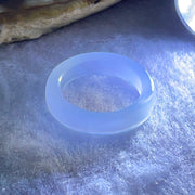 Natural Transparent White Agate Ring 2.31g 5.3 by 3.2mm US6.9 HK15 - Huangs Jadeite and Jewelry Pte Ltd