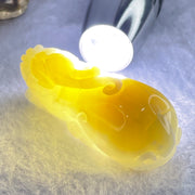 Natural Tridacna Shell Pixiu Pendant 57.43g 61.6 by 24.7 by 26.7mm - Huangs Jadeite and Jewelry Pte Ltd