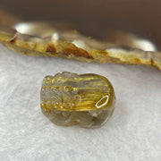 Good Grade Natural Golden Shun Fa Rutilated Quartz Pixiu Charm for Bracelet 天然金顺发水晶貔貅 4.91g 18.8 by 13.1 by 11.1mm - Huangs Jadeite and Jewelry Pte Ltd