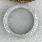 Certified-Natural-Type-A-Light-Lavender-with-Green-Patches-Jadeite-Bangle-78.913g-Internal-Diameter-57.4mm-15.7-by-9.1mm-(Close-to-Perfect)